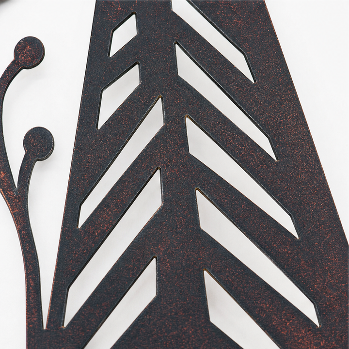 Everglow Forest – Layered Metal LED Christmas Wall Décor