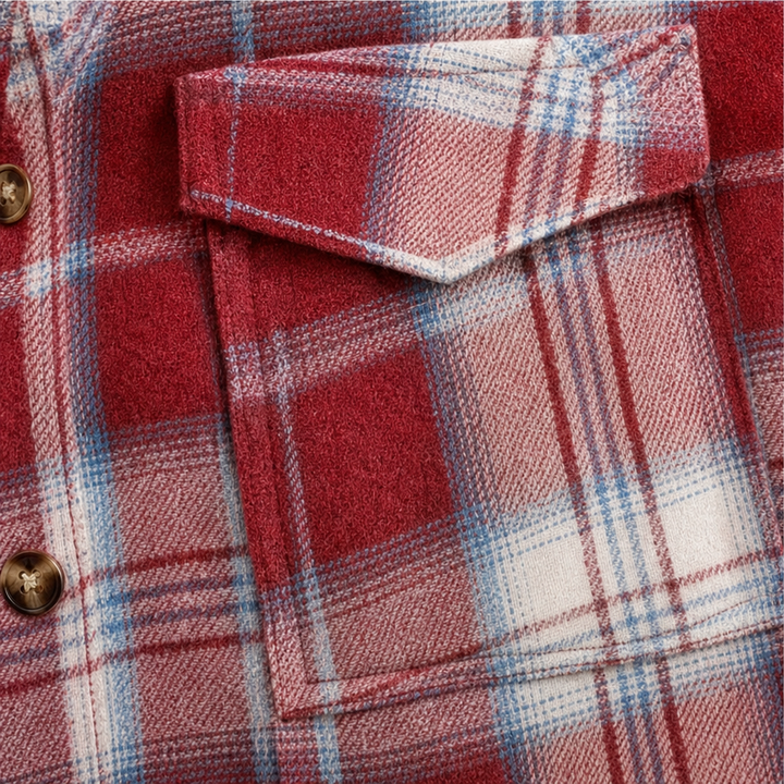 Layerly – Drop-Shoulder Oversized Plaid Button-Up