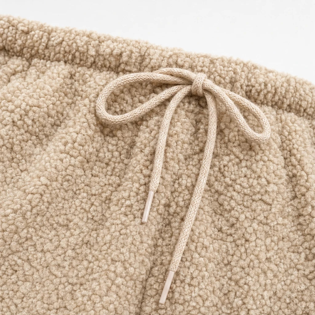 Cozyhaven – Plush Wide-Leg Lounge Pants