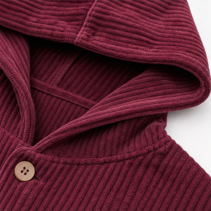 Corduvie – Ribbed Corduroy Hooded Overshirt