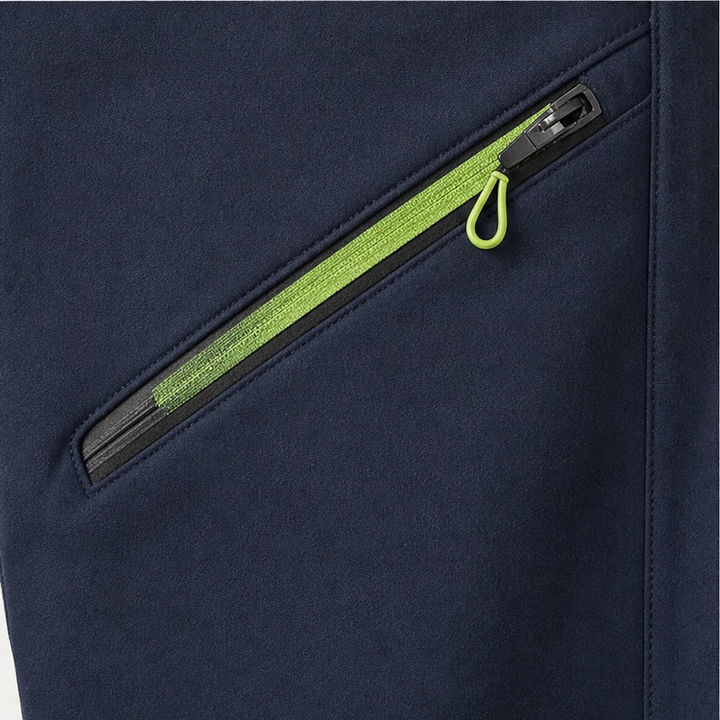 Poketa – Zip-Pocket Slim-Straight Pull-On Joggers