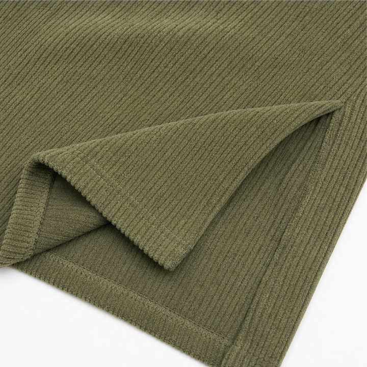 Corabelle – Rib Open-Front V-Neck Cardigan