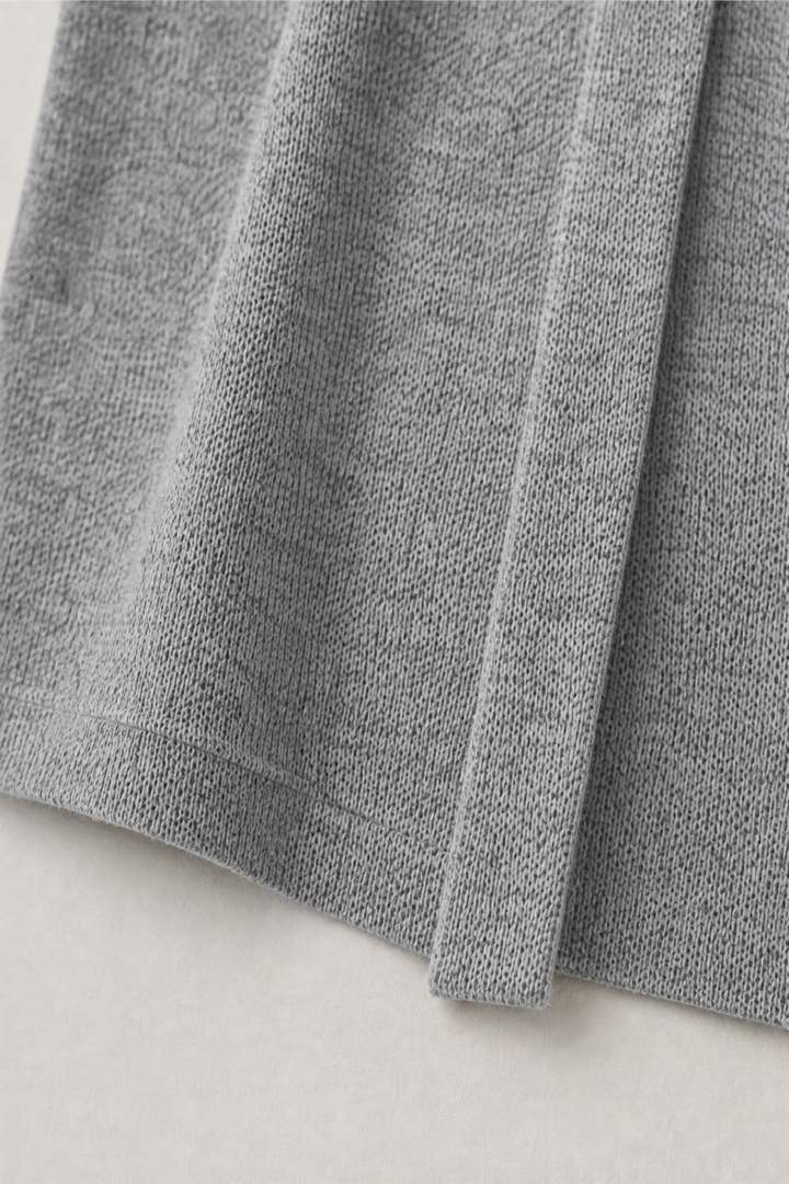 Wearbella – Eyelet Waterfall Open-Front Cardigan