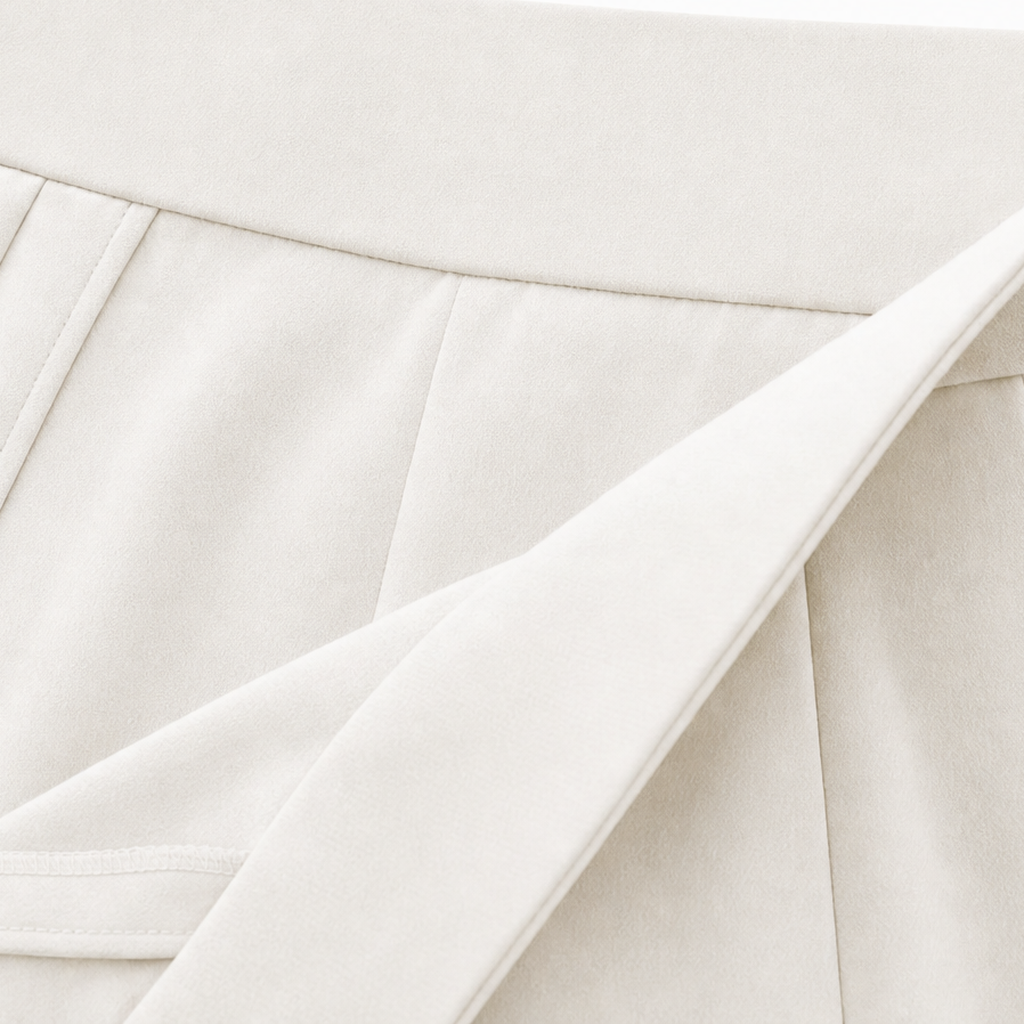 Pleat & Poise – High-Rise Pleated Wide-Leg Trousers