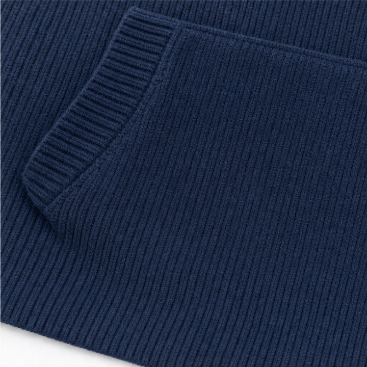 Wearbella – Striped-Sleeve Drop-Shoulder Zip Hoodie