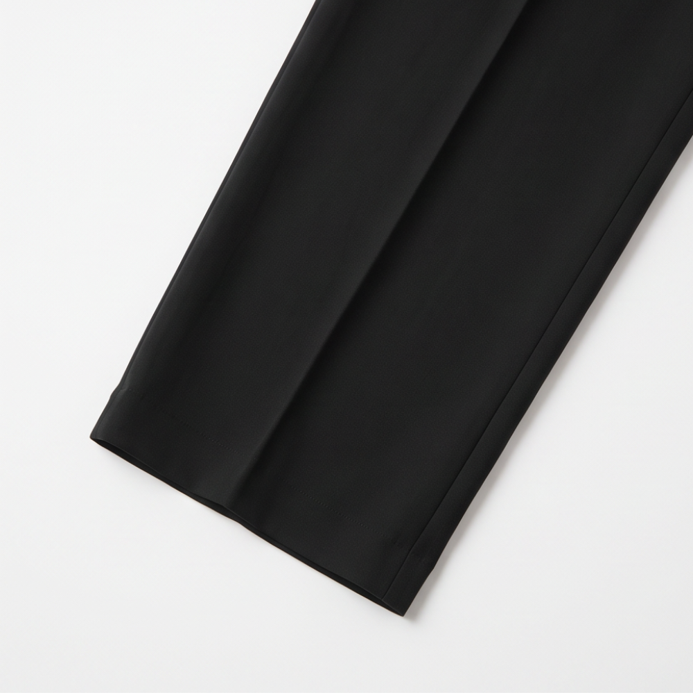 Poisevera – Belted High-Waist Turtleneck And Trouser Set