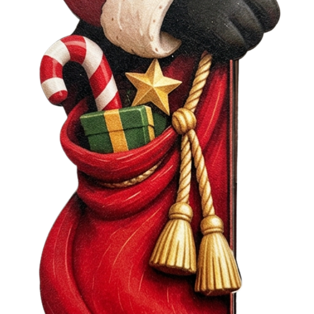 Peekaboo Noel – Dimensional Christmas Doorway Corner Decoration