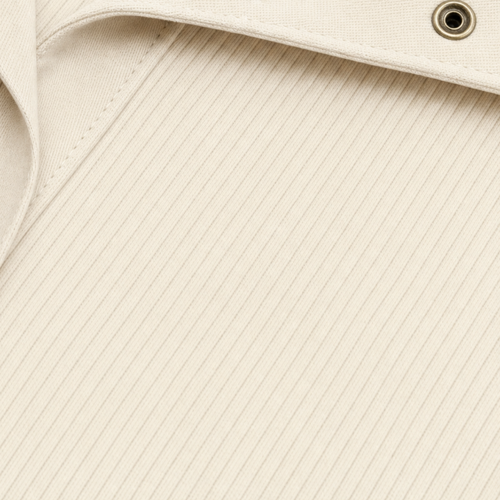Wearbella – Snap-Collar Zip-Pocket Knit Top
