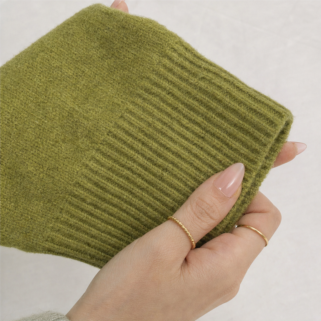 Mayfield – Gold Button Military-Style Knit Cardigan