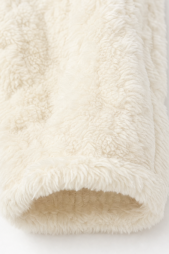 Wearbella – Cable-Knit Hooded Longline Coat
