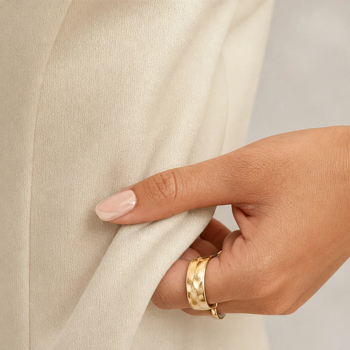 Wearbella – V-Neck Three-Quarter Sleeve Wrap Midi Dress