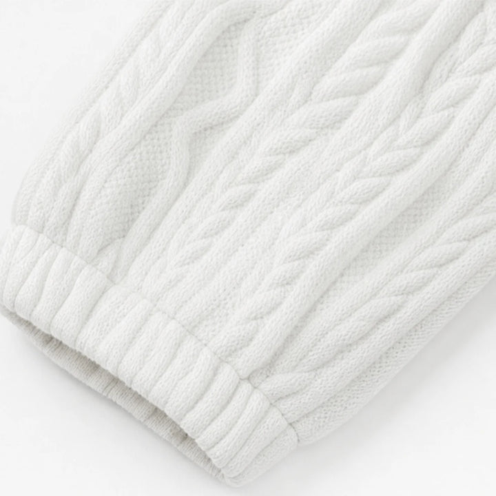Cablea – Cable-Knit Sweater And Jogger Set