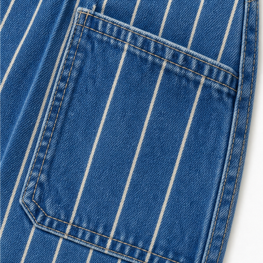 Longleg Denim Co. – Wide-Leg Drawstring Denim look Pants