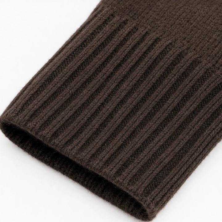 Wearbella – Double-Breasted Stand Collar Knit Cardigan