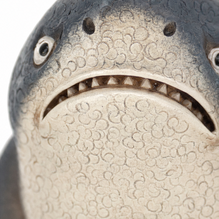 Grumplin – Weathered Coastal Shark Duo Figurine Set