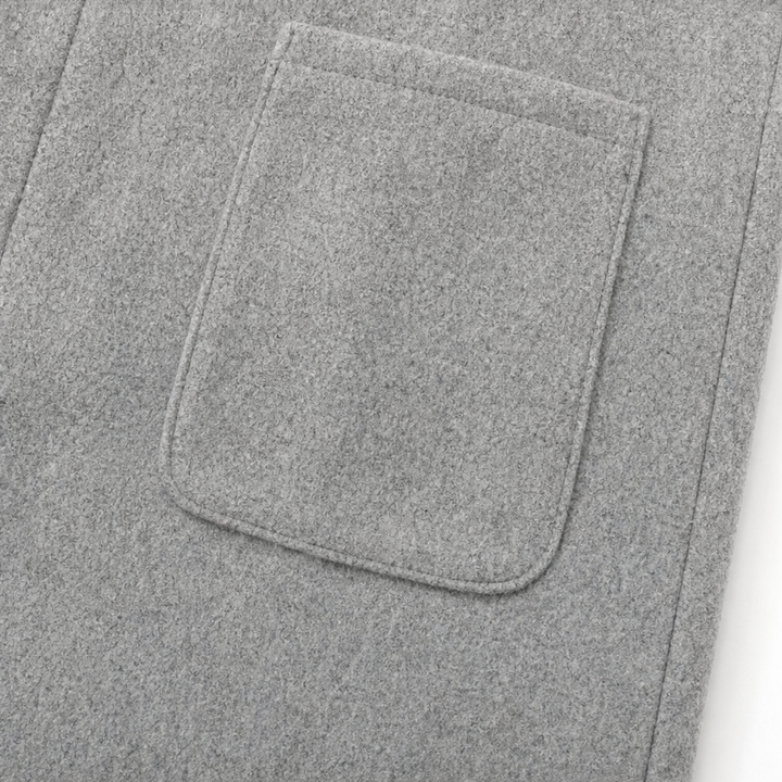 Standelle – Button-Front Stand Collar Fall Coat