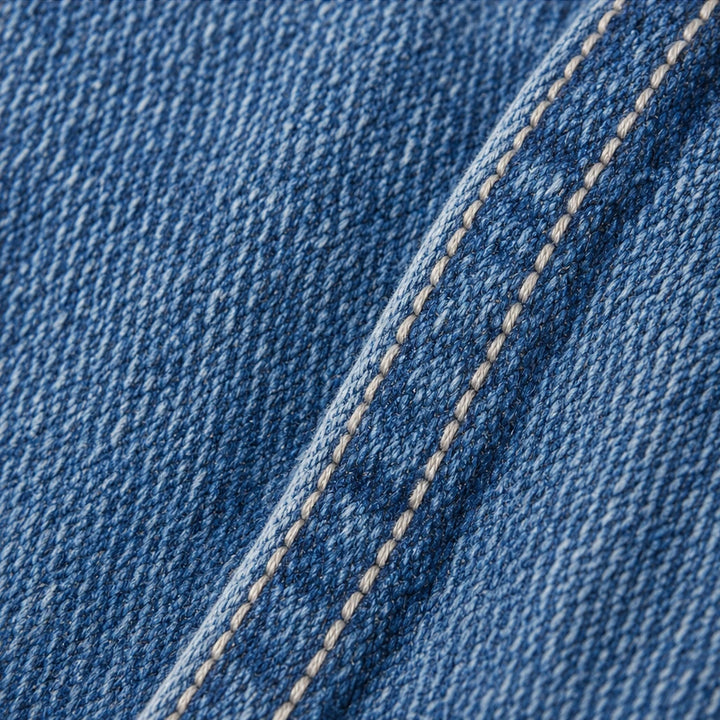 Wearbella – Washed Denim-Look Wide-Leg Dungarees