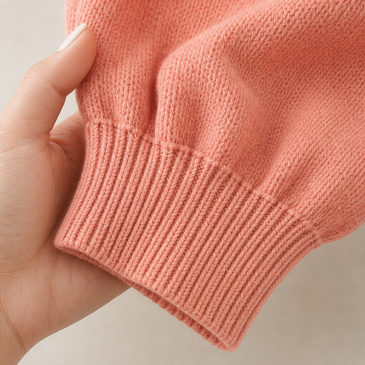Lapella – Lapel Collar V-Neck Sweater