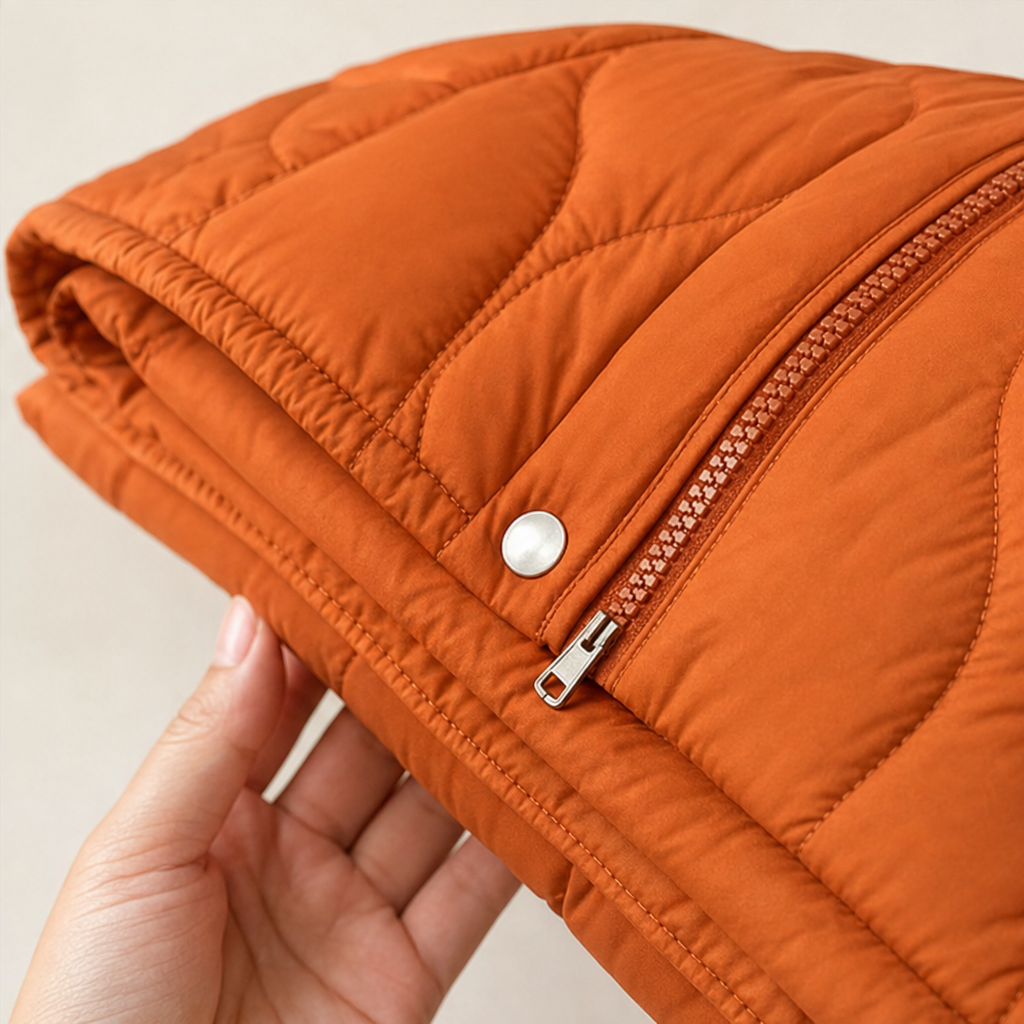 Wavelyn – Wavy Quilted Cropped Vest