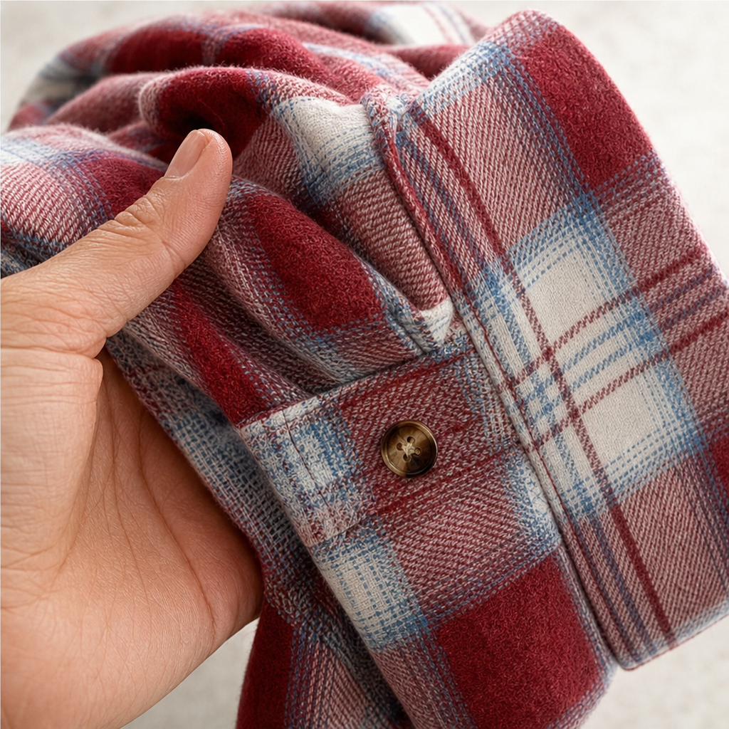 Layerly – Drop-Shoulder Oversized Plaid Button-Up
