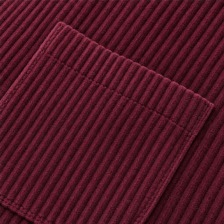 Corduvie – Ribbed Corduroy Hooded Overshirt