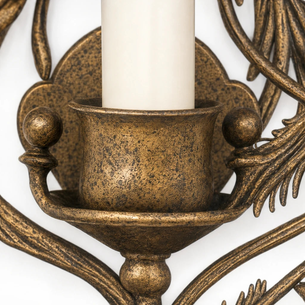 Everpine – Evergreen Berry Tree Wall Candle Holder