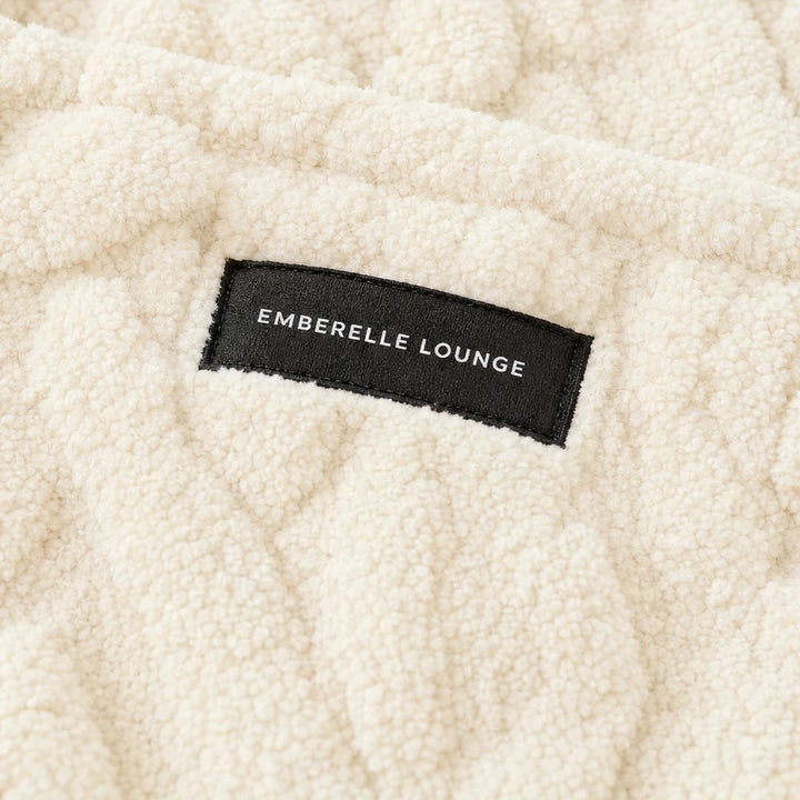 Emberelle – Embossed Plush Tracksuit Set