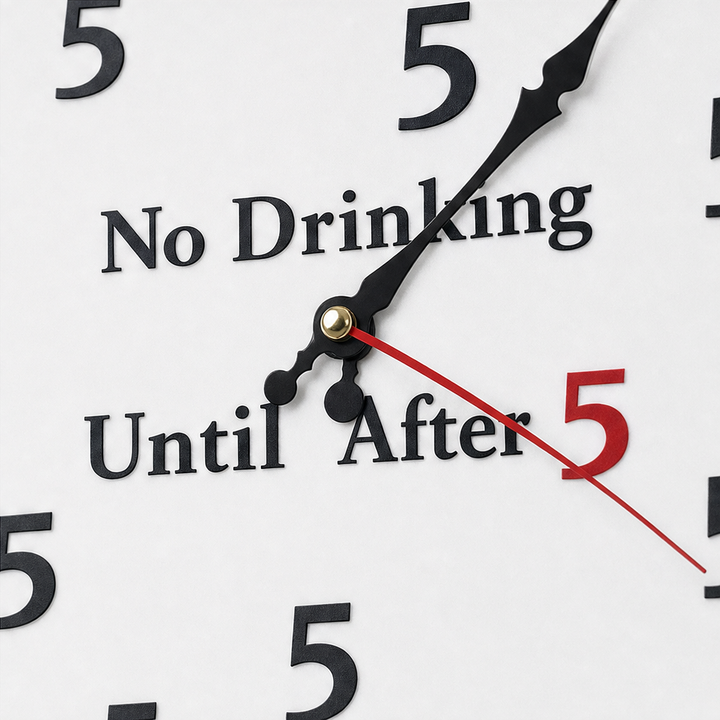 After Five – All-5-Hour Beer Wall Clock
