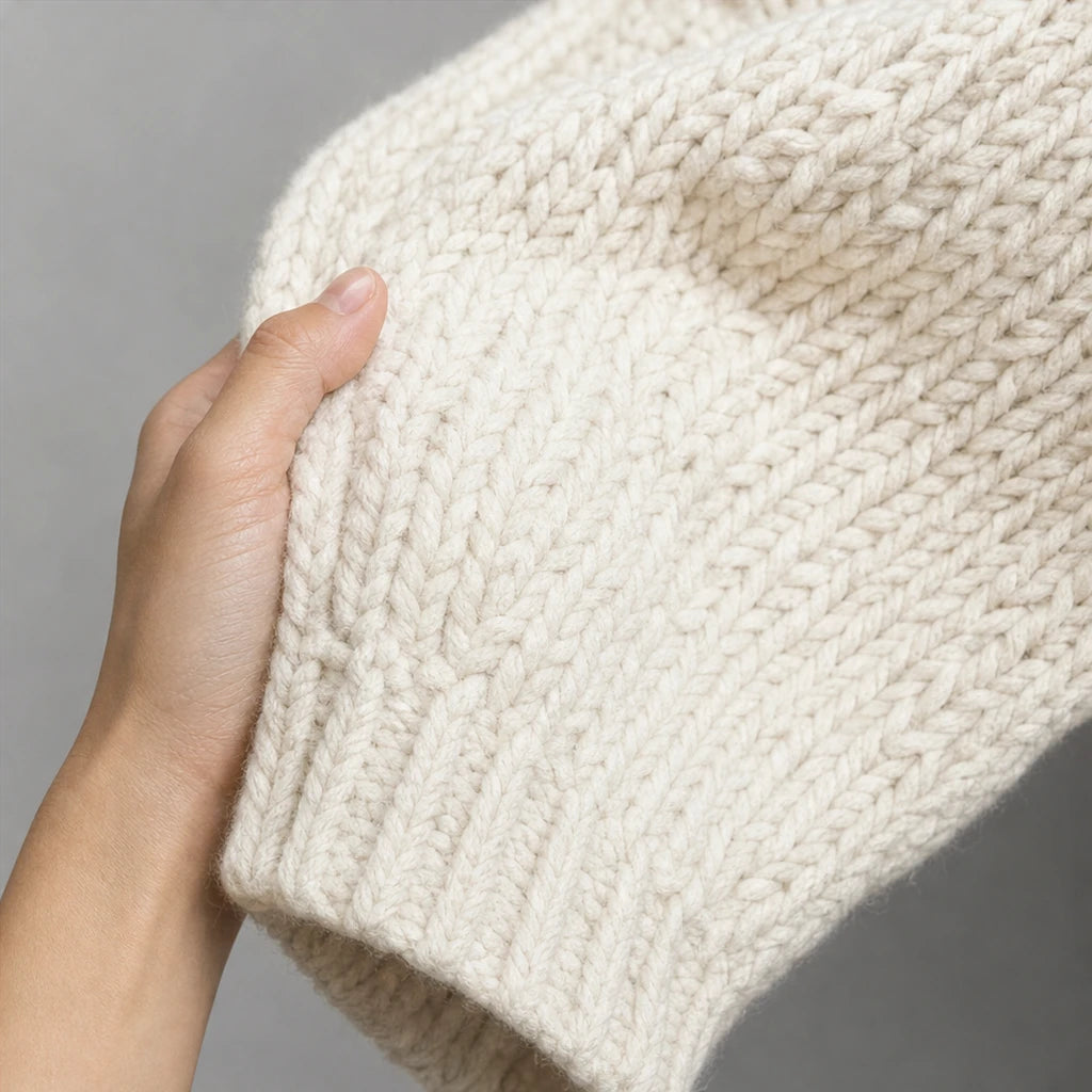 Hoodlune – Chunky Knit Hooded Pullover