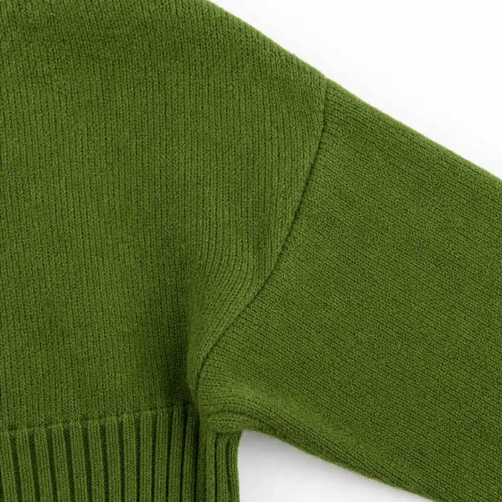 Cozyelle – Ribbed Dropped-Shoulder Turtleneck Sweater