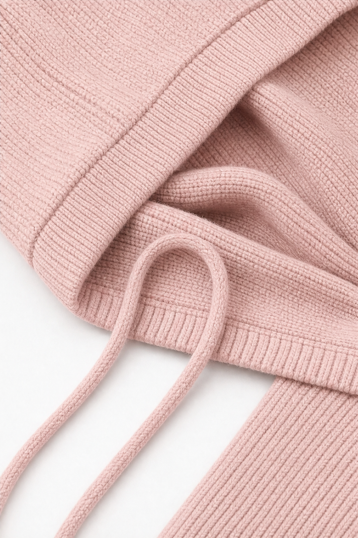 Stripevie – Ribbed Stretch-Knit Zip-Up Cardigan