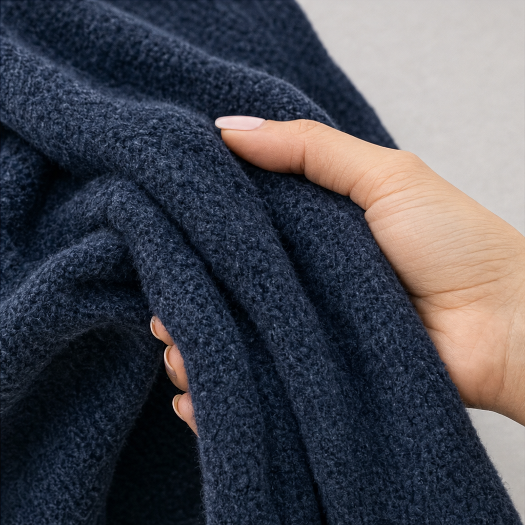 Airloom – Oversized Open-Knit V-Neck Sweater