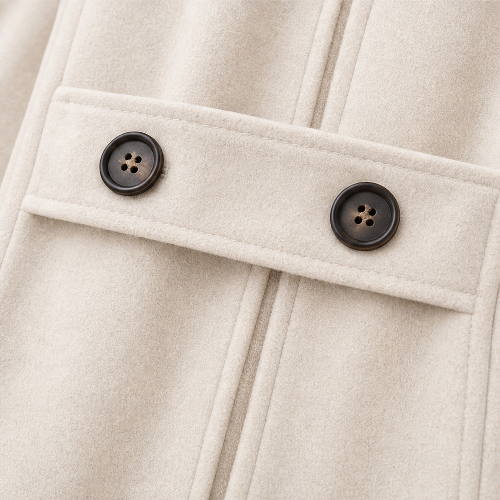 Mayfield – Double-Breasted Hooded Peacoat
