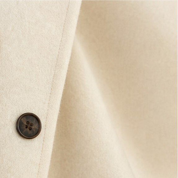 Poisebella – Double Breasted Square Neck Knit Jacket