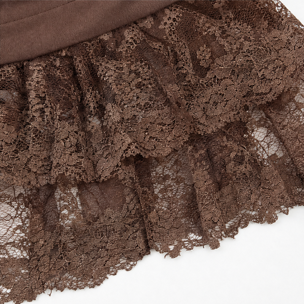 Overa – Lace-Hem Relaxed-Fit Dress