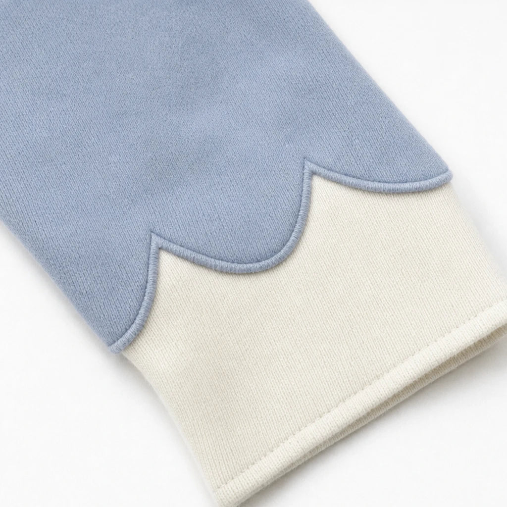 Scallopelle – Scalloped Faux-Layer Crew-Neck Sweatshirt