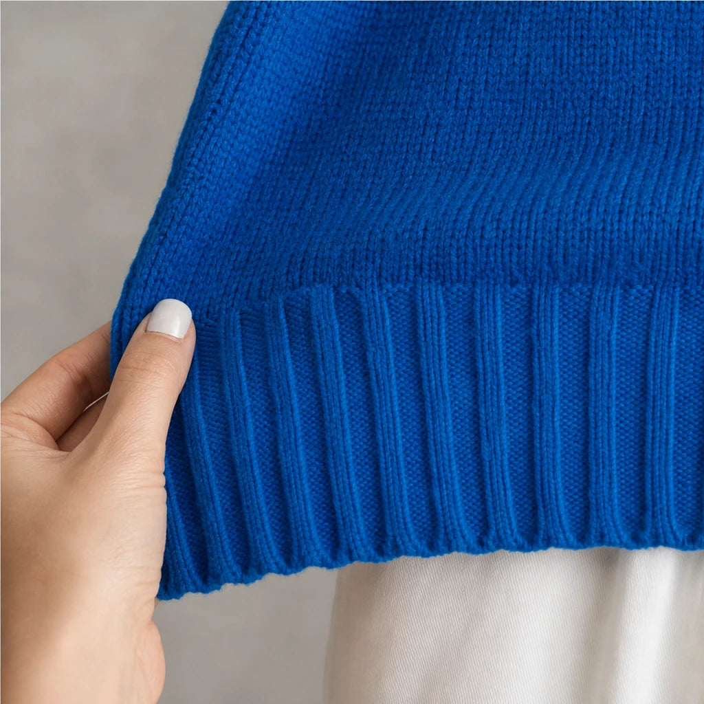 Buttonelle – Button-Detail Textured Knit Sweater Vest