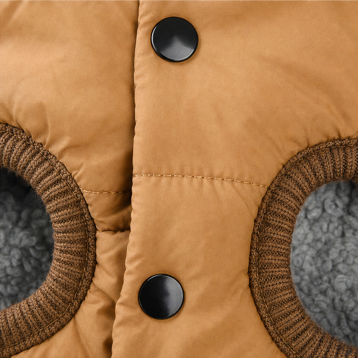 Trekwarm – Windproof Fleece-Lined Dog Coat With Harness Ring
