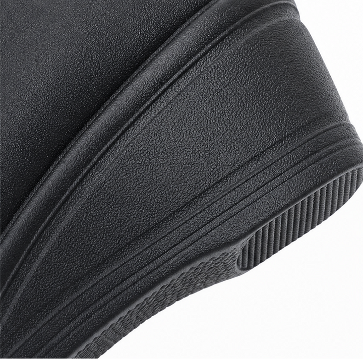 Walkwell – Wide Round Toe Comfort Wedge Pumps