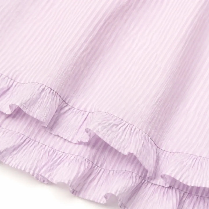 Lunevie – Ruffled Two-Piece Lounge Set with Puff Sleeves