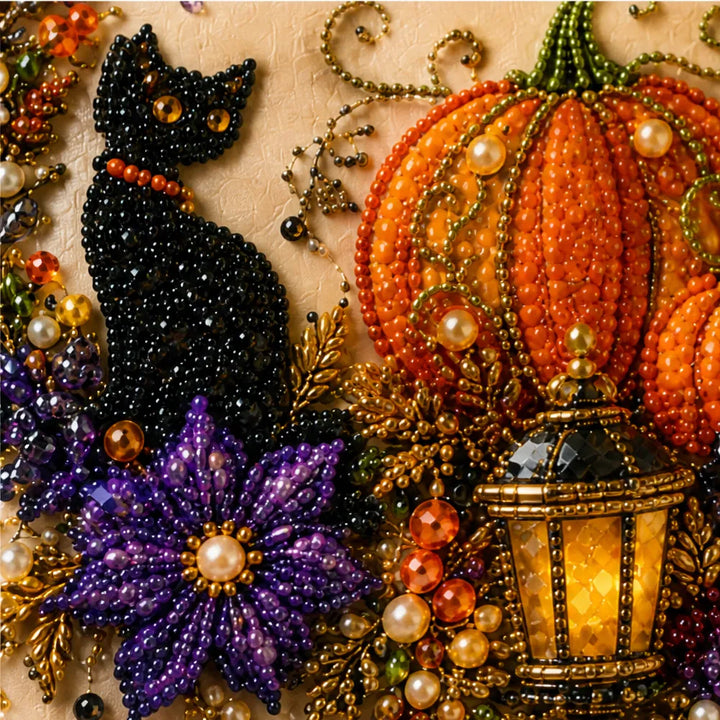 Beadory – Halloween Pearl Bead Craft Kit, Cozy Wall Art DIY