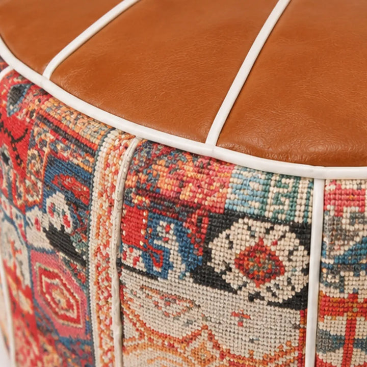 Marokka – Bohemian Storage Ottoman Pouf with Hidden Compartment