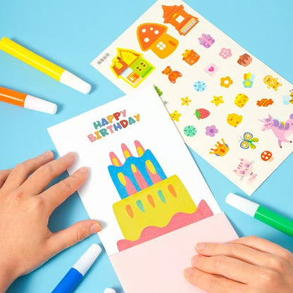 CraftWhirl™ - Colorful Scratch Painting Activity Kit