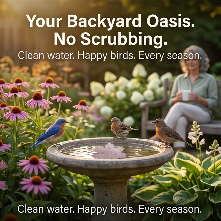 Coppera – Copper Leaf Bird Bath Purifier