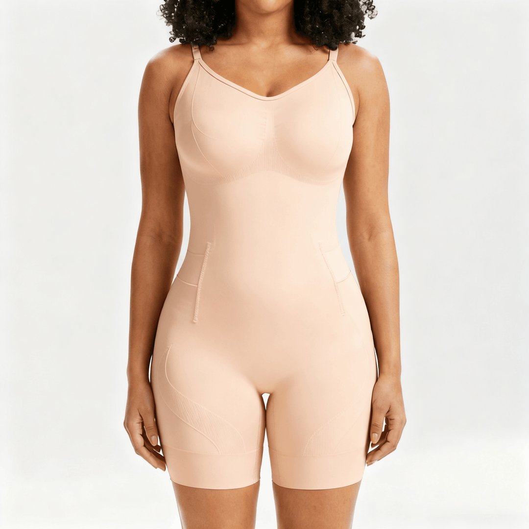 Curvena – Sculpting Bodysuit with Easy Off Design Nude