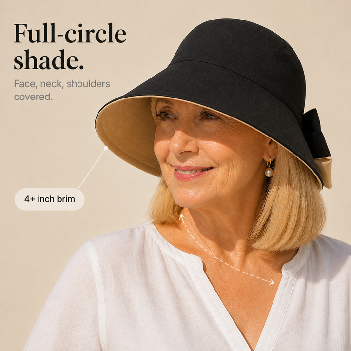 Wearbella – Bowknot Wide Brim Packable Sun Hat