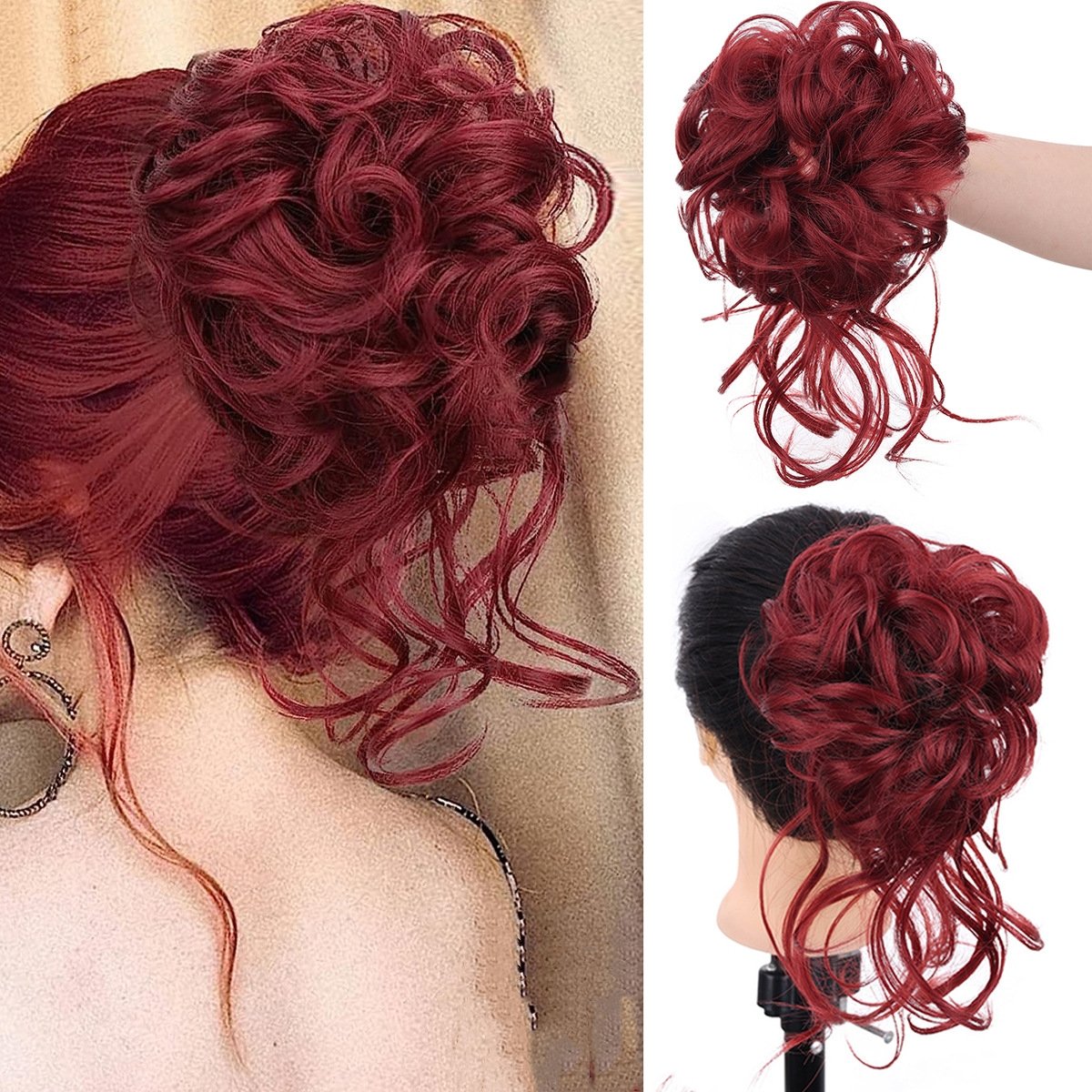 Lunisse™ – Elegant Curly Bun Hair Clip (1+1 Free)