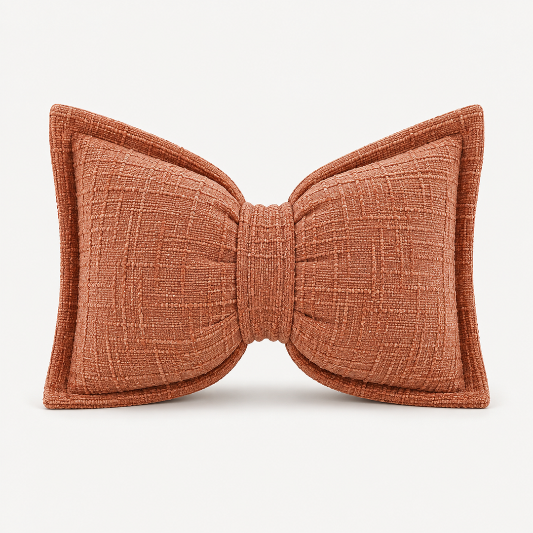 Bowsette – Bow-Shaped Throw Pillow