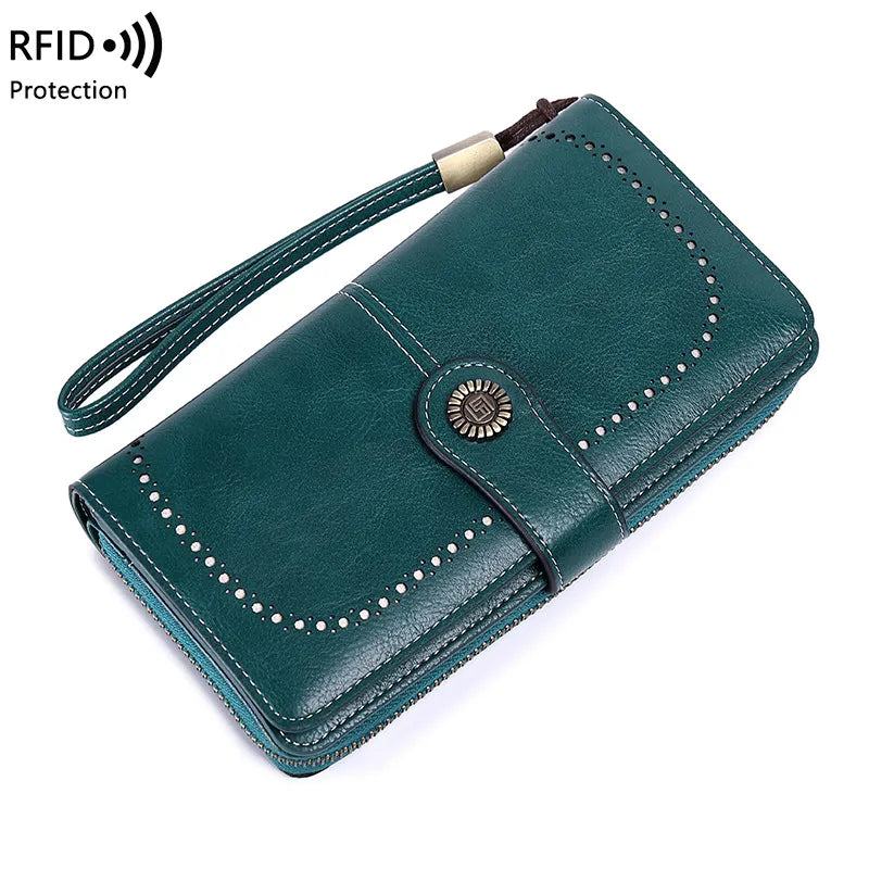 Aureden™ – Compact RFID Wallet with 24-Card Storage (50% Off)