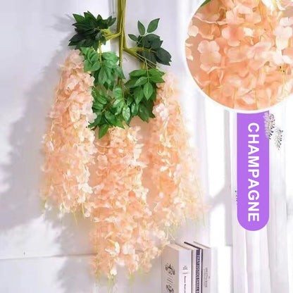Florenza™ - Artificial Wisteria Flowers For an Elegant Home (12 Pieces)